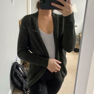 Gap dark green cardigan